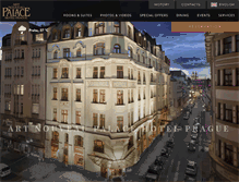 Tablet Screenshot of palacehotel.cz